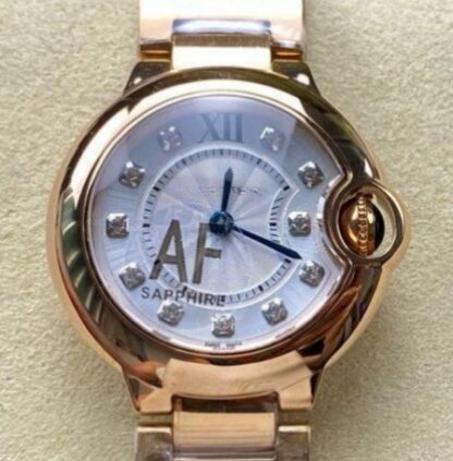 AAA Replica Cartier Ballon Bleu WJBB0016 AF Factory White Dial Ladies Watch | aaafactory.io