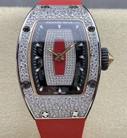 AAA Replica Richard Mille RM 07-01 BBA Factory Diamond bezel Ladies Watch | aaafactory.io
