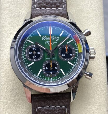 AAA Replica Breitling TOP TIME AB01762A1L1X1 BLS Factory Green Dial Mens Watch | aaafactory.io