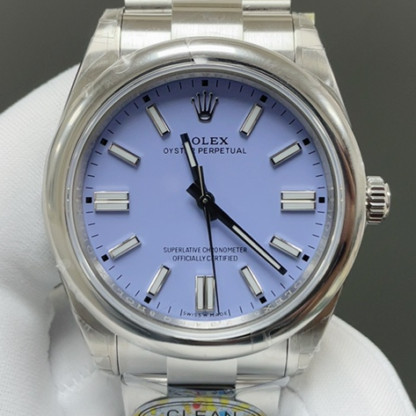 AAA Replica Rolex Oyster Perpetual 126000-0013 Clean Factory Violet Dial Ladies Watch | aaafactory.io
