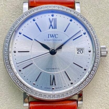 AAA Replica IWC portofino IW458109 V7 Factory Dark Red Strap Ladies Watch | aaafactory.io