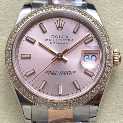AAA Replica Rolex Datejust m278381rbr-0009 AR Factory Rose Gold Dial Ladies Watch | aaafactory.io