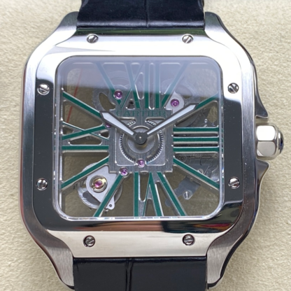 AAA Replica Cartier Santos WHSA0028 THB Factory Skeleton Dial Mens Watch | aaafactory.io
