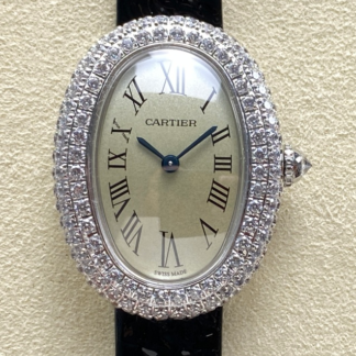AAA Replica Cartier Bathtub WJBA0036 DR Factory Blue Strap Ladies Watch | aaafactory.io