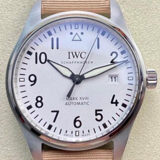 AAA Replica IWC Pilot IW327017 V7 Factory V2 Beige Strap Mens Watch | aaafactory.io