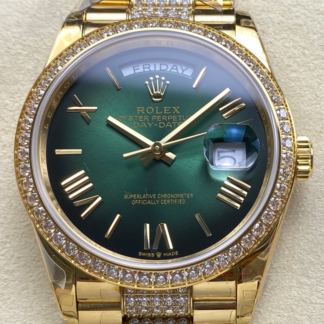 AAA Replica Rolex DayDate m128348rbr-0069 8+ Factory Crown Buckle Ladies Watch | aaafactory.io