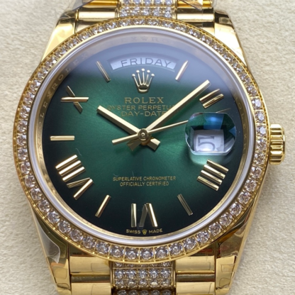 AAA Replica Rolex DayDate m128348rbr-0069 8+ Factory Crown Buckle Ladies Watch | aaafactory.io