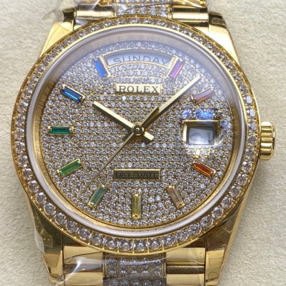 AAA Replica Rolex DayDate m128348rbr-0031 8+ Factory Week Display Ladies Watch | aaafactory.io