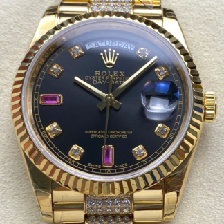 AAA Replica Rolex DayDate m118238-0405 8+ Factory Black Dial Ladies Watch | aaafactory.io
