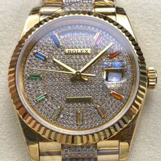 AAA Replica Rolex DayDate m128238-0052 8+ Factory Pave Diamonds Ladies Watch | aaafactory.io