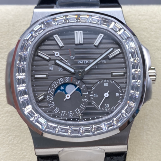 AAA Replica Patek Philippe Nautilus 5712 PPF Factory Diamond Bezel Mens Watch | aaafactory.io