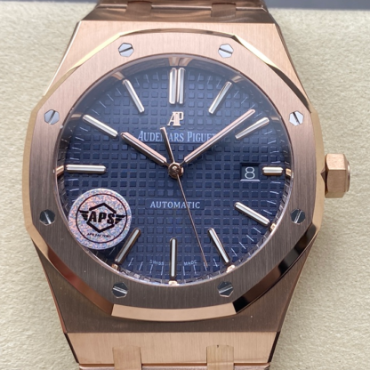 AAA Replica AP Royal Oak 15400OR.OO.1220OR.03 APS Factory Gold Strap Mens Watch | aaafactory.io