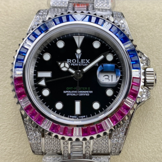 AAA Replica Rolex GMT Master 116759 SAru-78209 AMG Factory Diamond Bracelet Mens Watch | aaafactory.io