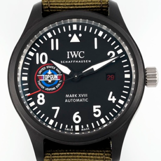AAA Replica IWC Pilot IW324705 ZF Factory Green Strap Mens Watch | aaafactory.io