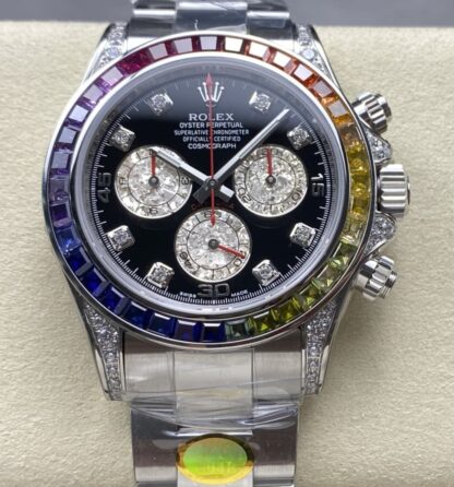 AAA Replica Rolex Daytona 116599 RBOW ZF Factory Silver Strap Mens Watch | aaafactory.io