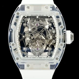 AAA Replica Richard Mille Tourbillon RM56-02 RM Factory White Strap Mens Watch | aaafactory.io