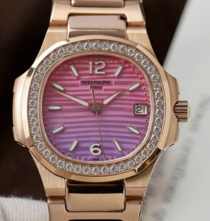 AAA Replica Patek Philippe Nautilus 7010R GR Factory Rose Gold Mens Watch | aaafactory.io