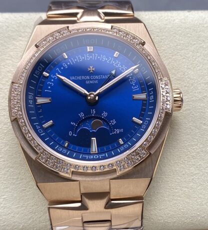 AAA Replica Vacheron Constantin Overseas 4000V-B923 GR Factory Blue Dial Mens Watch | aaafactory.io