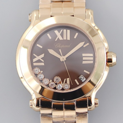 AAA Replica Chopard Happy Diamonds 277472-5003 YF Factory Dancing Crystal Ladies Watch | aaafactory.io