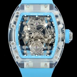 AAA Replica Richard Mille Tourbillon RM56-02 RM Factory Blue Strap Mens Watch | aaafactory.io