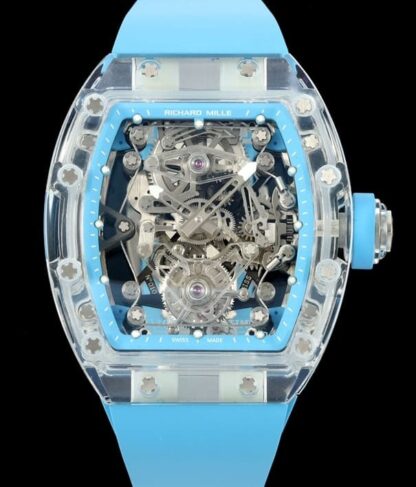 AAA Replica Richard Mille Tourbillon RM56-02 RM Factory Blue Strap Mens Watch | aaafactory.io