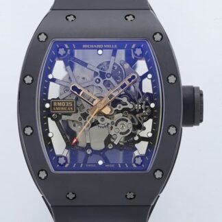 AAA Replica Richard Mille RM035 ZF Factory Black Ceramic Mens Watch | aaafactory.io