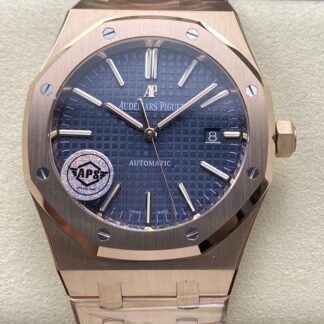 AAA Replica Audemars Piguet Royal Oak 15400OR.OO.1220OR.03 APS Factory Gold Strap Mens Watch | aaafactory.io