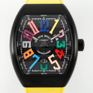 AAA Replica Franck Muller Vanguard ABF Factory Yellow Strap Mens Watch | aaafactory.io