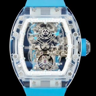 AAA Replica Richard Mille Tourbillon RM56-01 RM Factory Blue Strap Mens Watch | aaafactory.io