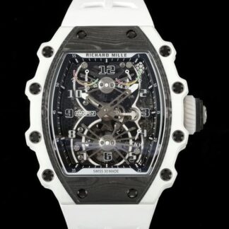 AAA Replica Richard Mille RM21-02 Tourbillon NEW Factory White Strap Mens Watch | aaafactory.io