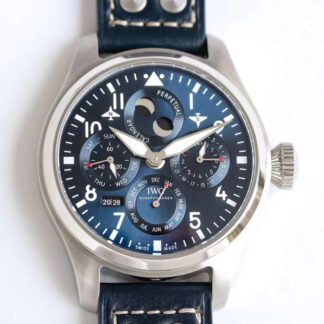 AAA Replica IWC pilot IW503605 V9 Factory Blue Strap Mens Watch | aaafactory.io