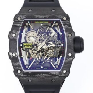 AAA Replica Richard Mille RM35-02 ZF Factory V7 Black Strap Mens Watch | aaafactory.io