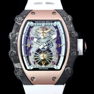 AAA Replica Richard Mille RM21-01 RM Factory White Strap Mens Watch | aaafactory.io