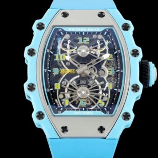 AAA Replica Richard Mille RM21-02 Tourbillon NEW Factory Rubber Strap Mens Watch | aaafactory.io