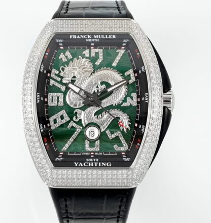 AAA Replica Franck Muller Vanguard ABF Factory Leather Strap Mens Watch | aaafactory.io