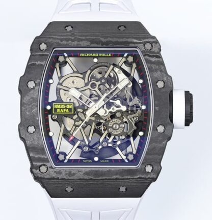 AAA Replica Richard Mille RM35-02 ZF Factory V7 White Strap Mens Watch | aaafactory.io