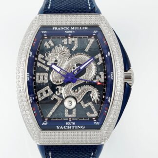 AAA Replica Franck Muller Vanguard ABF Factory Blue Strap Mens Watch | aaafactory.io