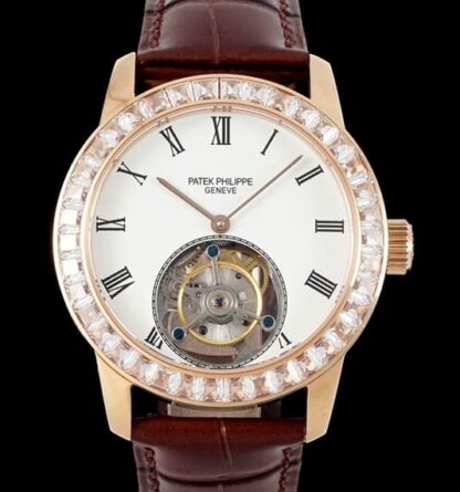 AAA Replica Patek Philippe Tourbillon RMS Factory Diamond Mens Watch | aaafactory.io