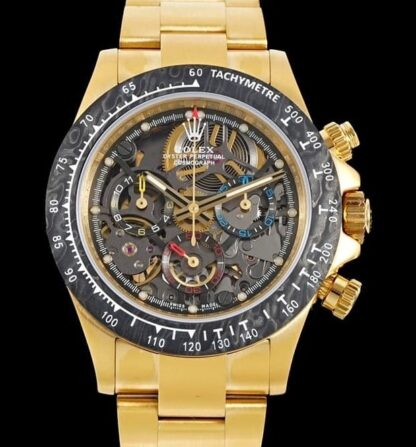 AAA Replica Rolex Daytona ADG Factory Gold Strap Mens Watch | aaafactory.io