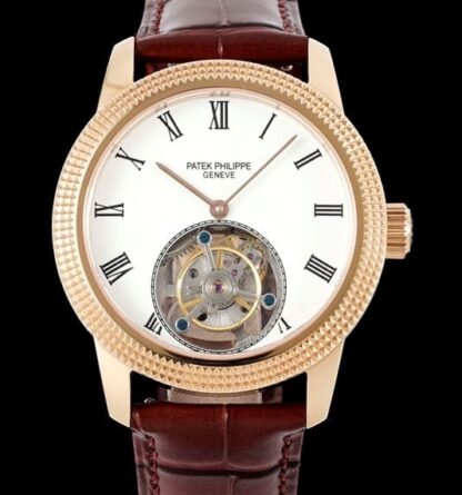 AAA Replica Patek Philippe Tourbillon RMS Factory Rose Gold Case Mens Watch | aaafactory.io