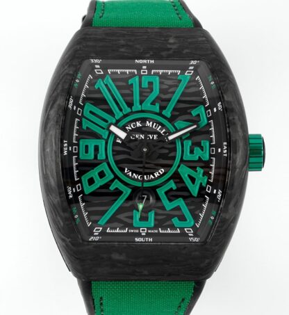 AAA Replica Franck Muller Vanguard ABF Factory Green Strap Mens Watch | aaafactory.io