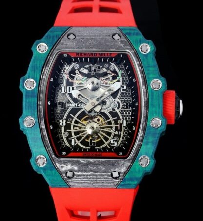 AAA Replica Richard Mille RM21-01 RM Factory Red Strap Mens Watch | aaafactory.io