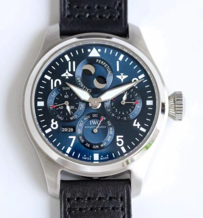 AAA Replica IWC pilot IW503605 V9 Factory Blue Dial Mens Watch | aaafactory.io