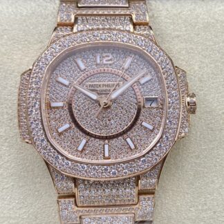 AAA Replica Patek Philippe Nautilus 7021-1R-001 GR Factory Ladies Watch | aaafactory.io