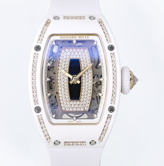 AAA Replica Richard Mille RM07-01 ZF Factory White Rubber Strap Ladies Watch | aaafactory.io