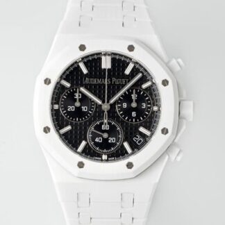AAA Replica Audemars Piguet Royal Oak 26240 APS Factory White Ceramics Mens Watch | aaafactory.io