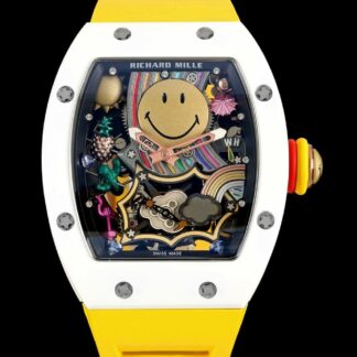 AAA Replica Richard Mille RM88 Tourbillon NEW Factory Yellow Rubber Mens Watch | aaafactory.io