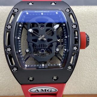 AAA Replica Richard Mille RM052 AMG Factory Red Strap Mens Watch | aaafactory.io
