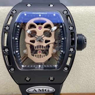 AAA Replica Richard Mille RM052 AMG Factory Black Strap Mens Watch | aaafactory.io