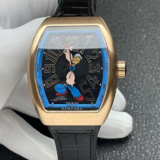 AAA Replica Franck Muller Vanguard V45 SC DT Popeye ABF Factory Mens Watch 45MM